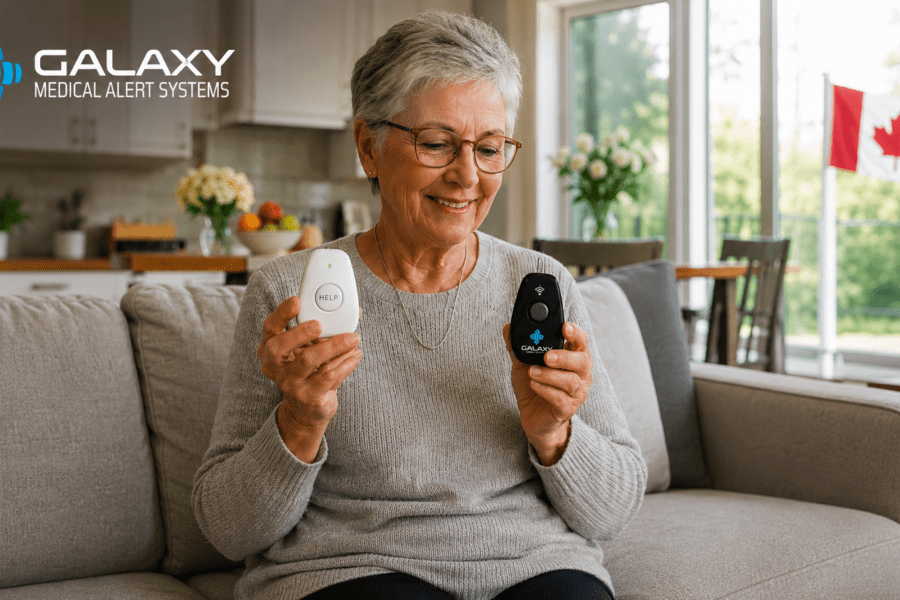 Life Alert vs Galaxy Medical Alert comparison chart for Canadian families