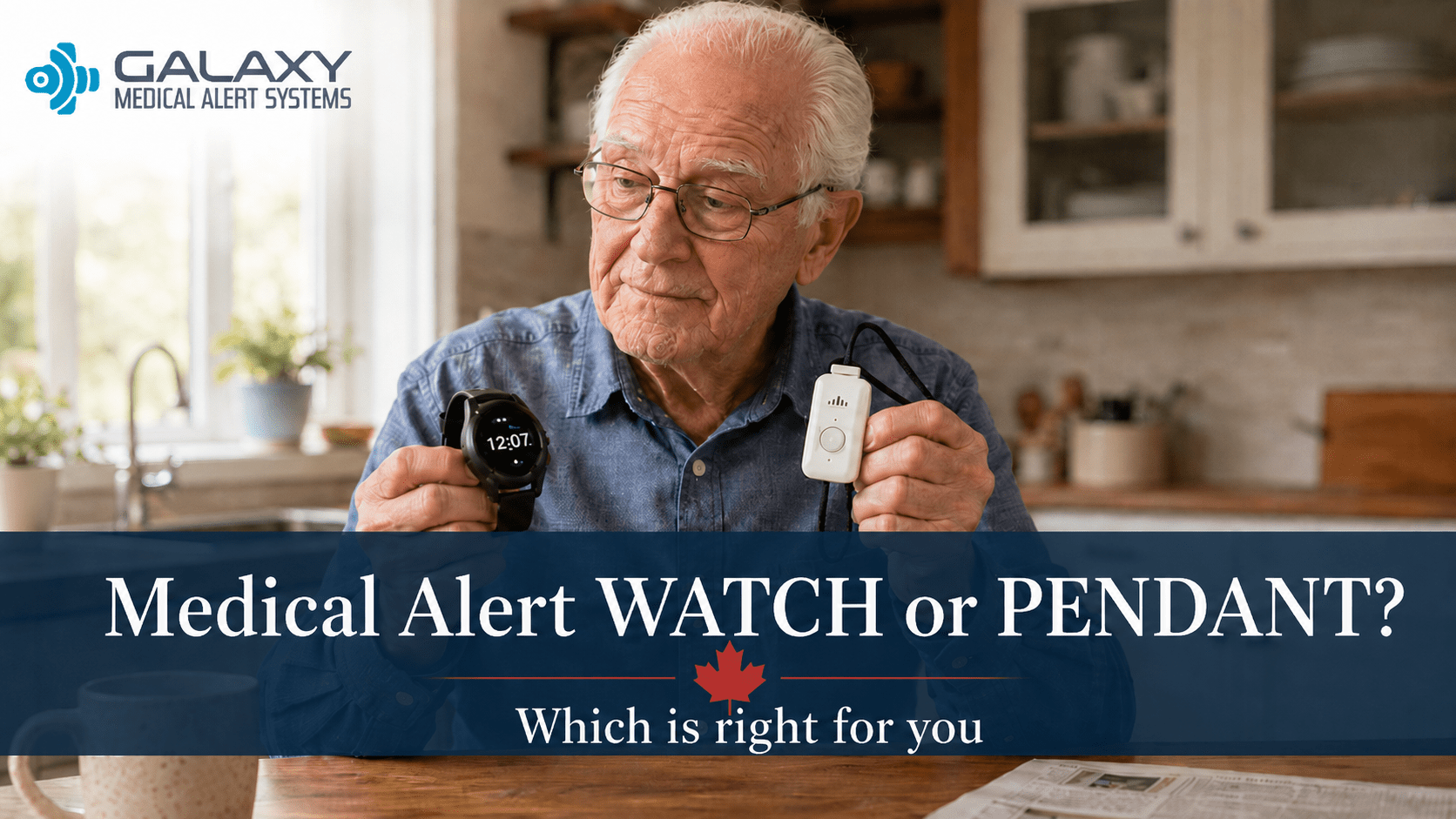 Medical alert watch vs pendant: which is right for your parent? Galaxy Medical Alert