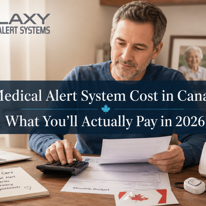 Medical alert system cost breakdown for Canadian families, Galaxy Medical Alert Systems