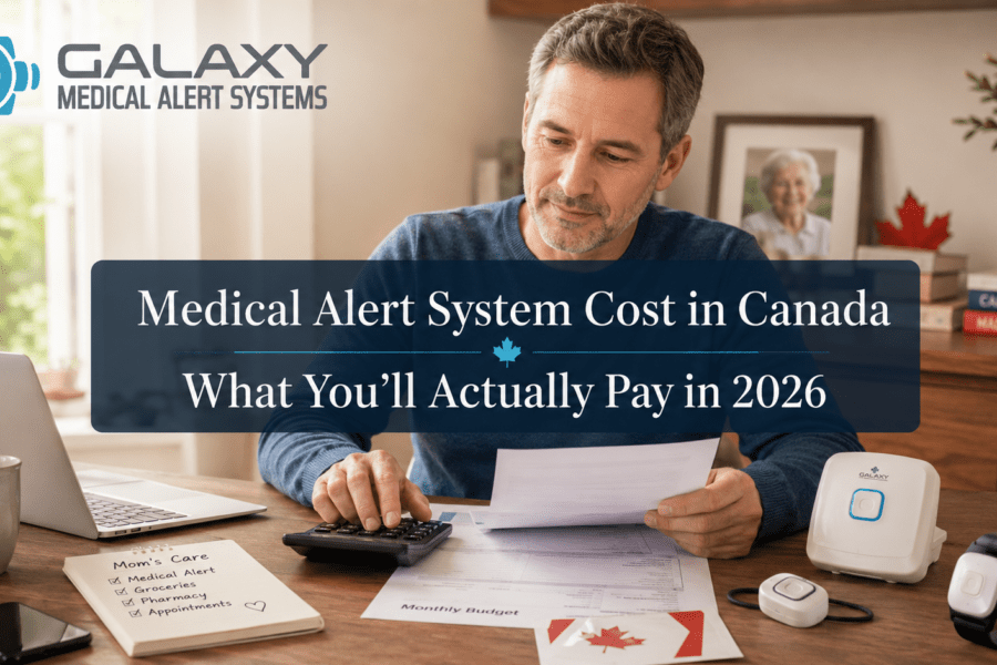 Medical alert system cost breakdown for Canadian families, Galaxy Medical Alert Systems