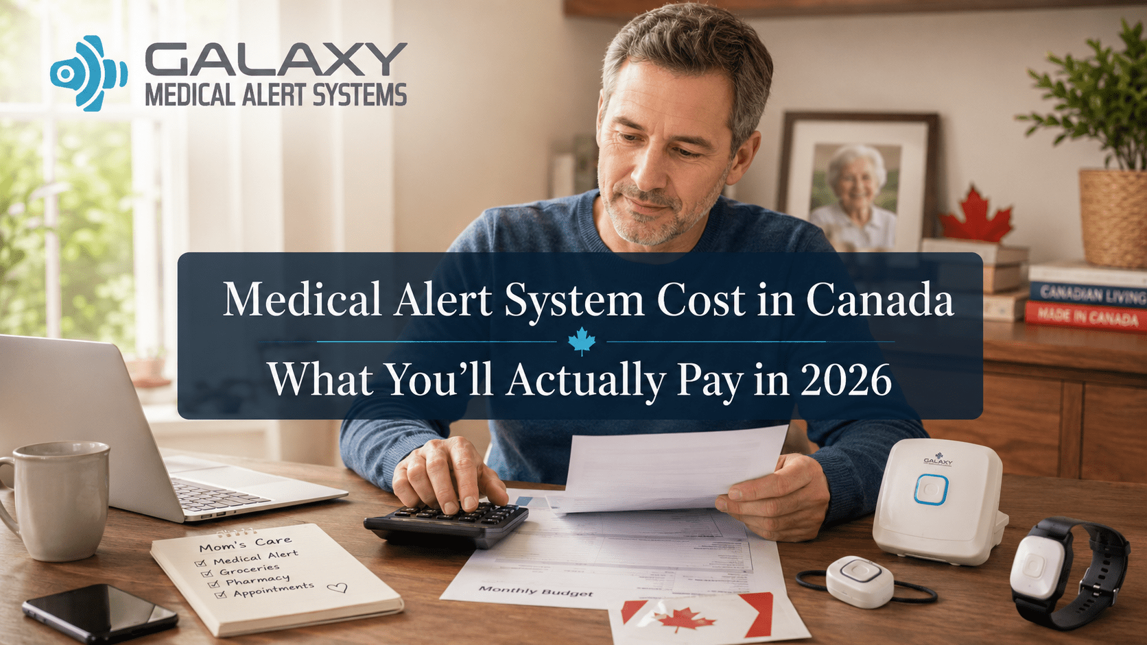 Medical alert system cost breakdown for Canadian families, Galaxy Medical Alert Systems