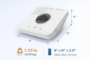 galaxy home alert console dimensions and weight
